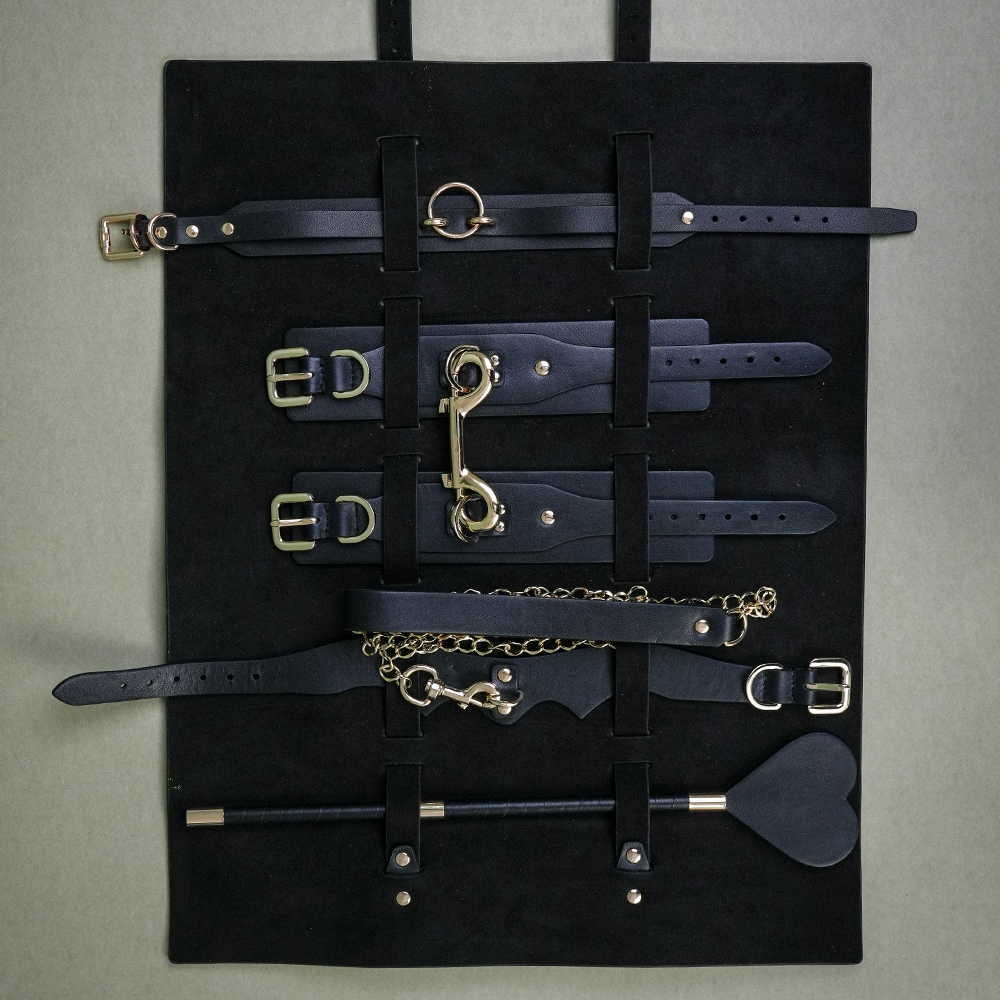 beginner bondage set soft leather style