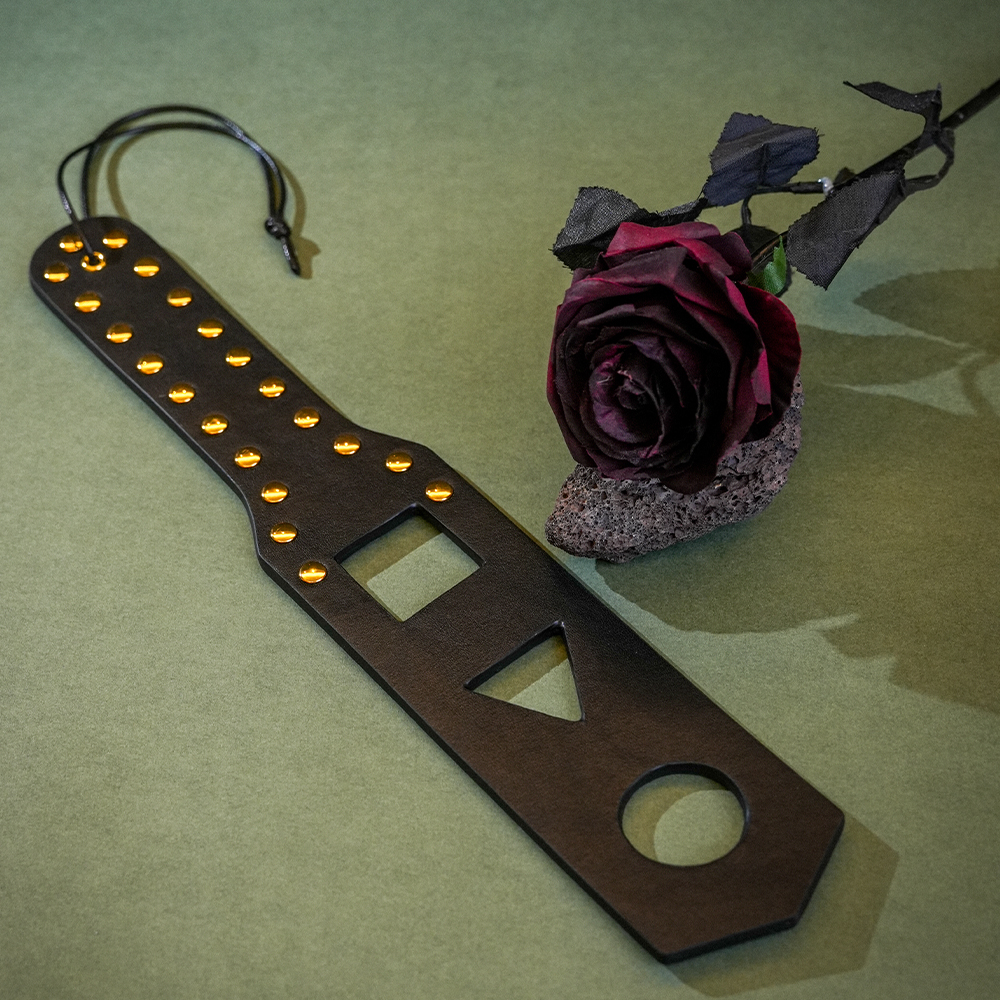 bdsm supplier paddle leather handcrafted