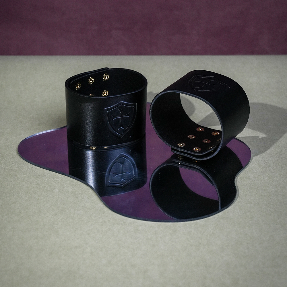 vintage gothic handcuffs metal restraints 1